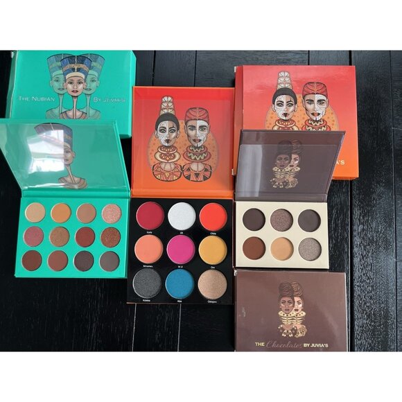 Juvia's Place Other - 3 Juvia's Place Eyeshadow Palette Lot The Chocolate The Nubian The Festival NIB